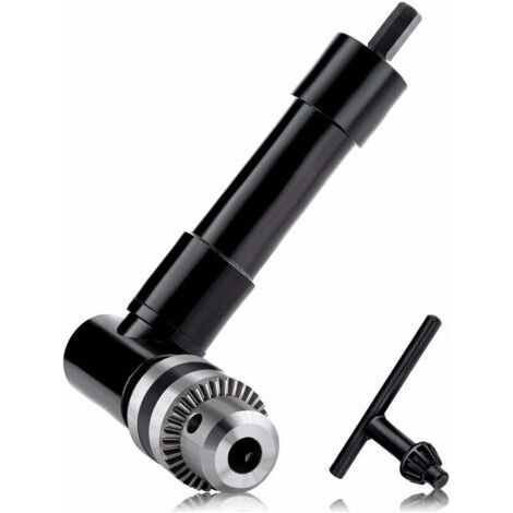 Mandrin de Forage à Angle Droit , Mandrin à Angle Droit 90° Auto-Serrant, Arbre de 1-10 mm électrique, Outil Dextension de Forage, (1/5)