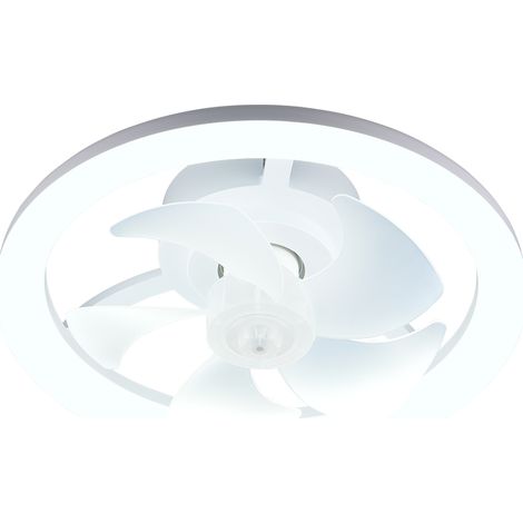 Plafonnier ventilateur pajala led 22w 2600lm cct 2700 6500k blanc 40cm ip20 - trio (1/4)
