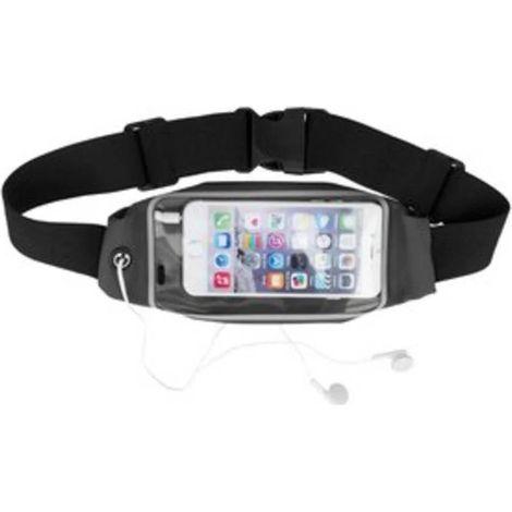 Universal Hüfttasche für Handy mit einem 5,5" Fenster Touch Pad Schutztasche in Schwarz (1/4)