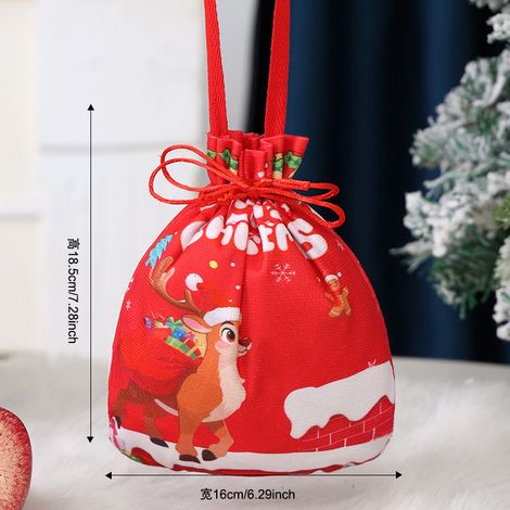 Christmas apple bags, gift bags, Christmas Eve apple packaging bags, candy gift bags, Christmas fruit