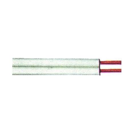 Zwillingsleitung XYFAZ-H 2x0,75mm2, 25m-Ring, weiß (1/2)