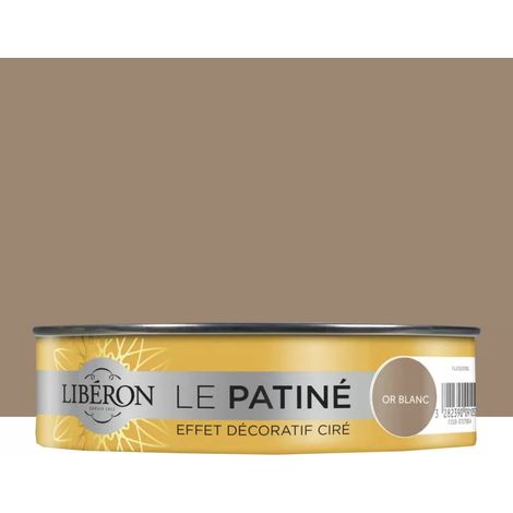 Effet décoratif ciré LIBÉRON Le Patiné Or blanc 0,150 L