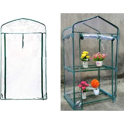 Filiyano-Serre de jardin chaude 69 x 49 x 93 cm pour fleurs et plantes (1/3)
