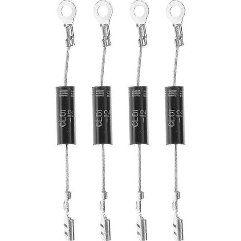 Lot de 4 diodes pour four à micro-ondes, redresseuses à diodes métalliques haute tension (1/5)