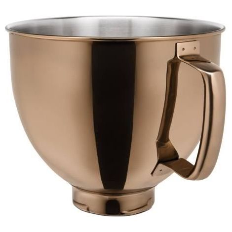 Ciotola decorativa KitchenAid Artisan 5 in acciaio inox da 4,8 litri, colore: rame lucido.