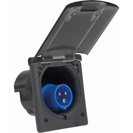 Spine di alimentazione IEC per caravan grigio - SCHWABE - 62472