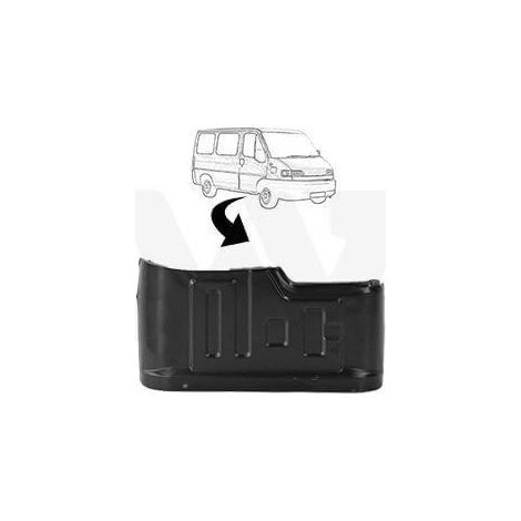 Bas de caisse droit partie supérieure Fiat Ducato 2 1994-2006