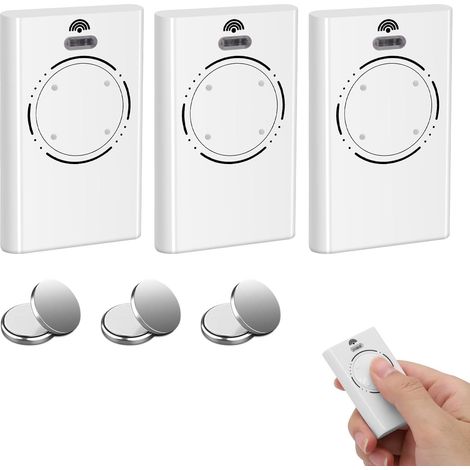 3 Télécommande Portail 4 Canaux 868MHz Compatible XT4 XT2 Clé Compacte Garage (1/5)