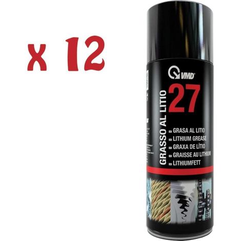 12 bombolette spray grasso al litio 400 ml Vmd 27