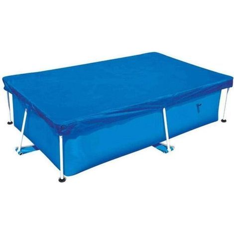 Ahlsen Rechteckige Poolabdeckung, UV-beständig, staubdicht, Schwimmbadzubehör, Blau – 220 x 150 cm (1/5)