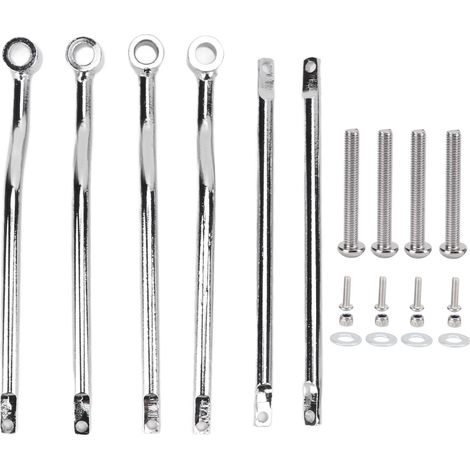 Support de Sacoches de Selle - Barres de Fixation en Acier - Pour Moto avec Trou de Montage 12 mm - Lot de 2 (1/5)