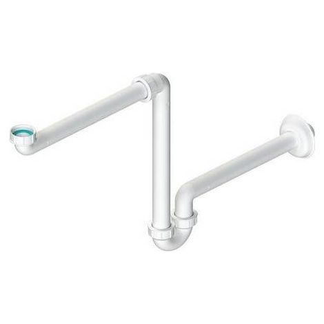 SIFONE AUTOPULENTE SALVASPAZIO PER LAVABO Misura: 1"1/4 x 32
