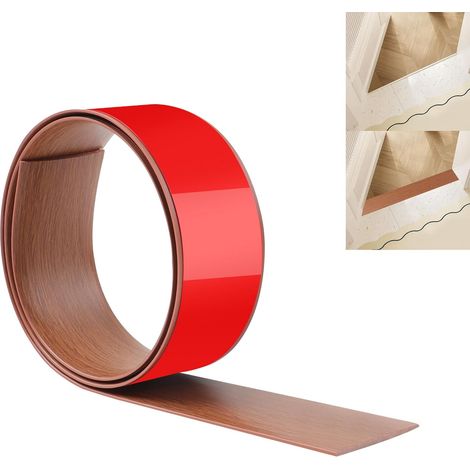 Bande de Transition de Sol JUNART 100cm×5cm, Bandes de Revêtement de Sol Autocollantes en PVC, Bande de Séparation de Porte de Sol pour Joindre les Espaces de Sol, Moquette,Carrelage (1/5)
