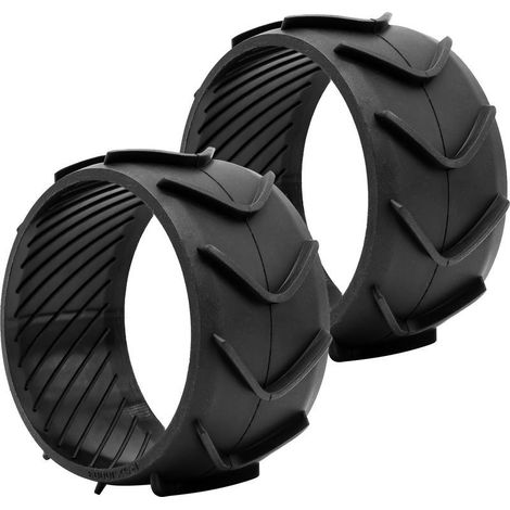 Kit de 2 Roues pour Robot Tondeuse Landroid S300 M500 M700 M1000 L800 L1000 - Améliore la Traction et la Stabilité (RSXJ0003) (1/5)