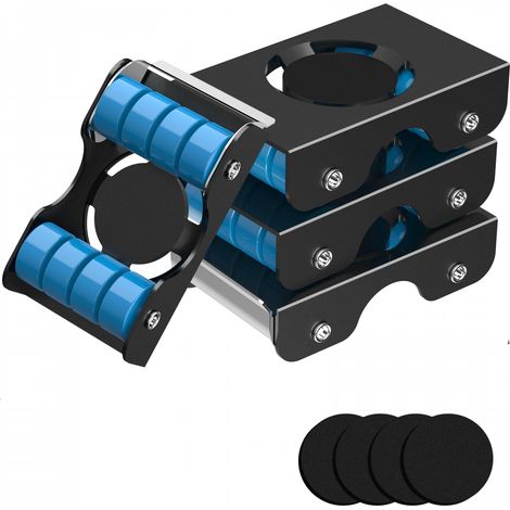 poulies de déplacement meubles chariot à peuvent supporter utilisées pour déplacer des armoires et canapéssans freins 4 350 kg (1/5)