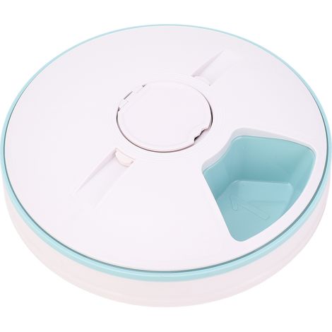 Distributeur automatique de nourriture sèche et humide pour chat, contrôle des portions de repas multiples, distributeur chronométré pour animaux de compagnie avec application pour chien vert (1/5)