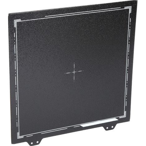 Plaque en acier noir poudré Prusa Anet CR-20 220 mm + autocollant magnétique (face B) (1/5)