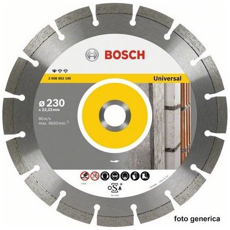Disco Diamantato segmentato Standard for Universal 115 mm 2608602191 BOSCH