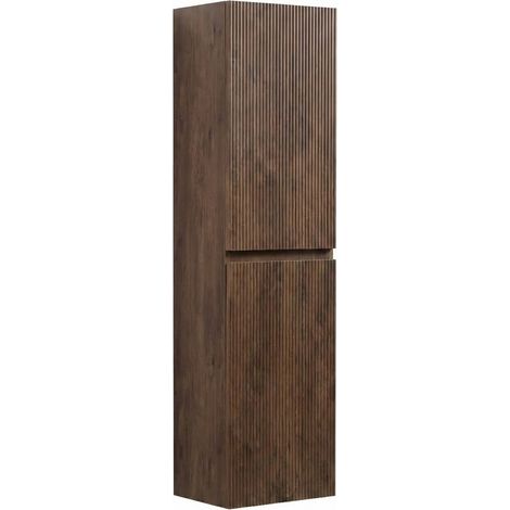 Colonne de salle de bain Thermis 150 cm - Badplaats - Noyer marr (1/5)