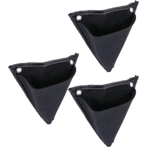 Pièces - Sac de culture de plantes - Sac de culture - 3024cm - Réutilisable - Noir - Tissu non tissé - Sacs de plantation - Durable - Panier de plantes - Pot de culture - Sacs de jardin (1/5)