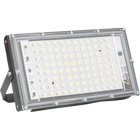 Projecteur LED 100W ultra lumineux 10000 Lumens 120° d'angle de faisceau, Lumière Blanche Fraîche, IP66 étanche, 220‑240V
