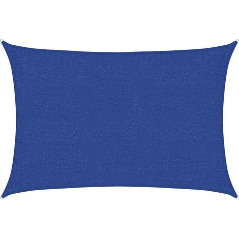 Maison Exclusive - Sonnensegel 160 g/m² Blau 2x2,5 m HDPE (1/5)