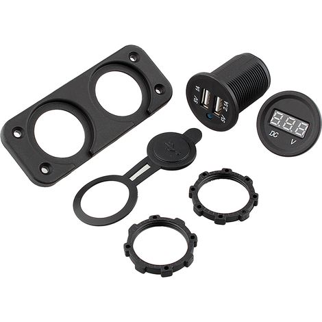 Chargeur à douille USB, multifonction numérique à haute fiabilité du chargeur double chargeur Pannel Pannel Prime pour bateau maritime (1/5)