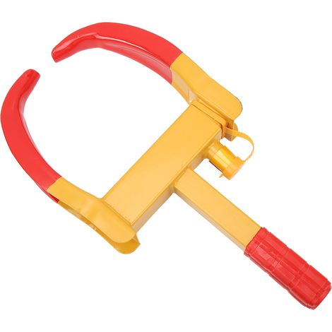 Antivol de roue de voiture avec clip à revêtement souple, fixation renforcée, dispositif de sécurité pour remorques et véhicules (1/5)