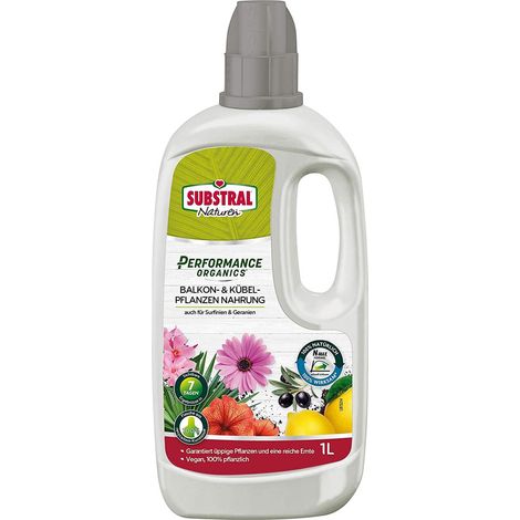 SUBSTRAL® Naturen® Performance Organics Balkon-& Kübelpflanzen-Nahrung - 1 Liter (1/5)