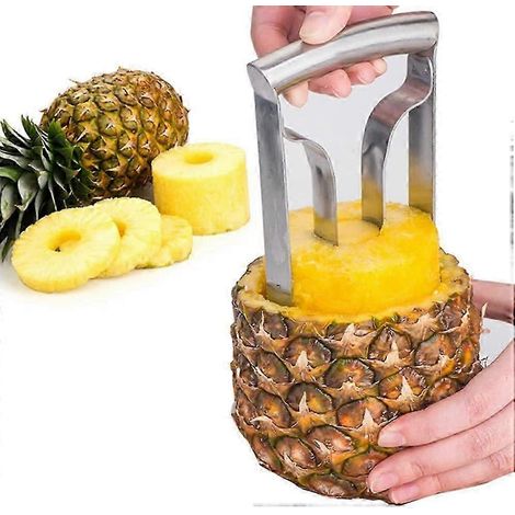 Éplucheur d'ananas en acier inoxydable, version améliorée, lame renforcée et plus épaisse, outil de cuisine (1/5)