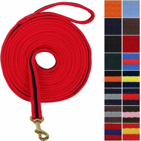 nero - Longhina da lavoro longia da 8 m in nylon con moschettone ottone