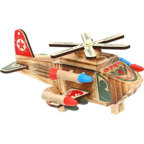 Modèle Avion Rétro pour Décoration Intérieure Jouet Vintage Ornement De Bureau Et Créatif (1/5)