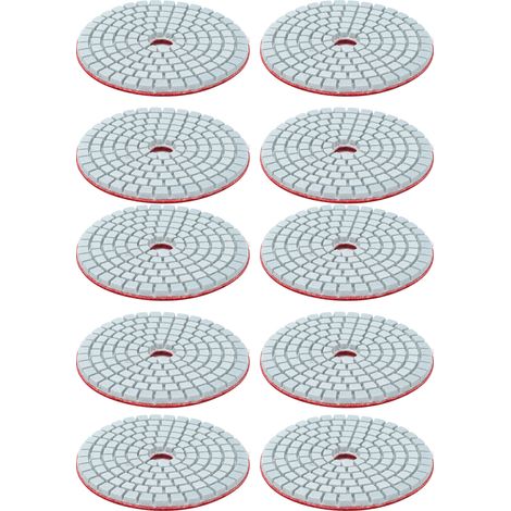 Ortviai Disques de polissage diamant humides 3 pouces (80 mm) – 10 pièces, grain 500 pour marbre et granit (1/5)