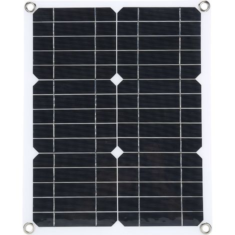 Panneau solaire extérieur haute efficacité 15 W, chargeur portable pour téléphone mobile, sortie USB 5 V (1/5)