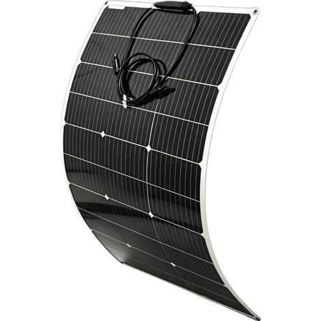Panel solar, diseño flexible, alta eficiencia, 1 unidad de 100 W. (1/2)