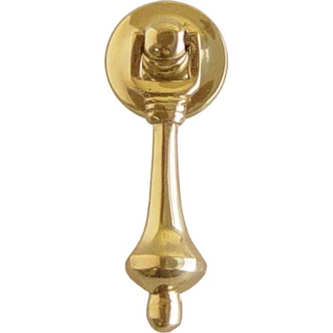 Poignée pendule en laiton brillant 70 mm (1/2)
