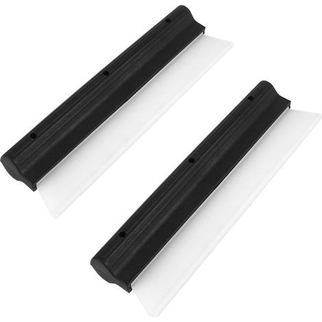 AGE Lame D'eau D'essuie-glace en Silicone de Voiture Fenêtre de Séchage Propre de D'essuie-glace Essuie-glace Antidérapant de Pare-brise Pour Salle de Bain Cuisine Voiture Fenêtres Verre 2 Pièces (1/5)