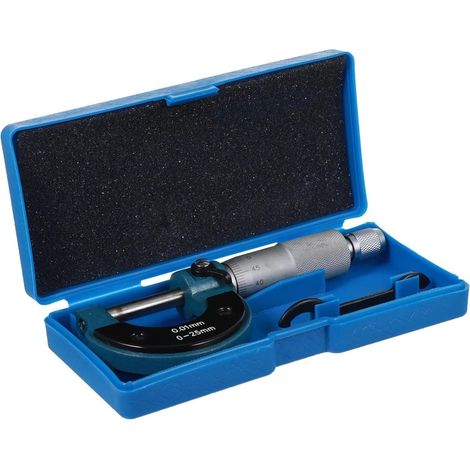 Micromètre Micromètre Outils de mécanicien Pied à coulisse Mesure du diamètre extérieur Jauge d'épaisseur métrique en acier au carbone (1/5)