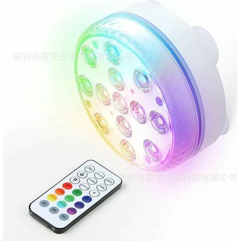 Lay-Z-Spa Accessoire de lumière de bain à remous à DEL Lumière sous-marine 7 couleurs (1/3)