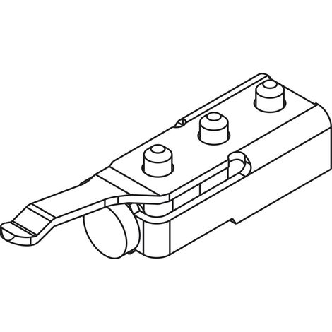 Schienenpuffer HAWA-Frontslide 60/A m. einstellbarer Rückhalterung (1/2)