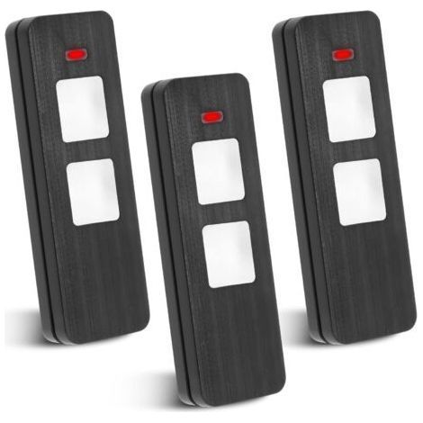 Télécommande 868MHz pour Porte de Garage, Télécommande à 2 Canaux Compatible avec SOMloq2, pour 4018V000 4/4015862001900/S10019-00001 (3pcs)-Chrom (1/5)