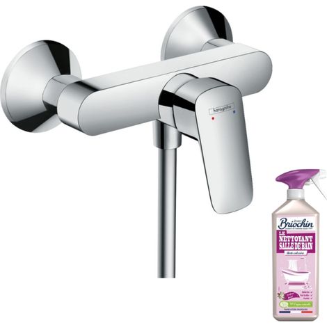 Mitigeur douche mécanique HANSGROHE Logis chromé + nettoyant Briochin