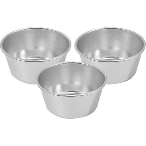 3 moules à gâteaux en acier au carbone pour muffins, tartelettes aux œufs et autres préparations à faire soi-même. (1/5)