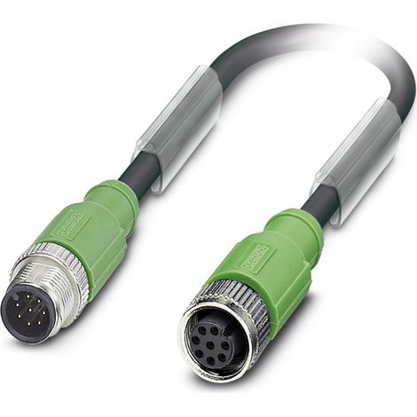 Phoenix Contact 1522998 Sensor-/Aktor-Steckverbinder, konfektioniert M12 Stecker, gerade, Buchse, ge