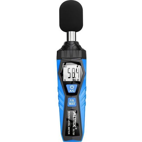 Mesureur de Niveau Sonore Numérique Décibelmètre Portable 30–130 dB avec Écran LCD pour Maison, Usine et Environnement Extérieur (1/5)