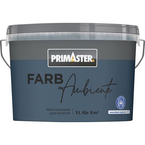 Primaster Farbambiente Wandfarbe matt pazifik 1 L Innen (1/2)