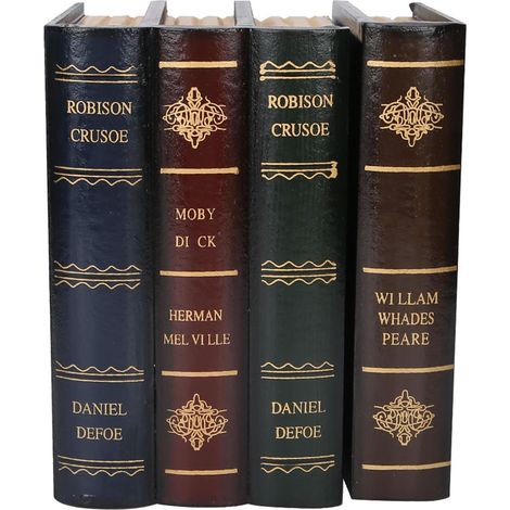 Boîte en Forme de Livre, étui de Rangement de Bijoux en Bois Fait à la Main avec un Design Antique, Idéal pour la Décoration de la Maison ou au Bureau (1/5)