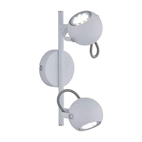 LAMPADA BASTIA DA SOFFITTO 2xGU10 BIANCOOPACO excl. 2x GU10 · max. 25W (1/3)