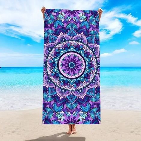 Beach Towel - 160x80cm - Microfiber - Quick-Drying - Sand-Resistant