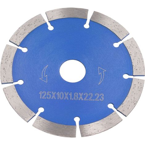 125-mm-Diamanttrennscheibe, Trockentrennscheibe für Marmor, Granit und Beton, professionelle Trennscheibe (1/5)